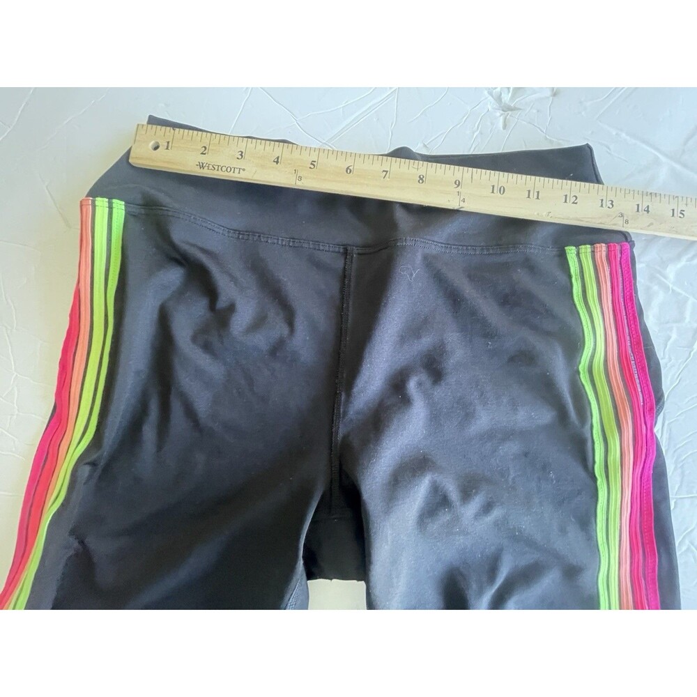 Victoria’s Secret PINK Black Athletic Shorts Womens M High Rise Stretch